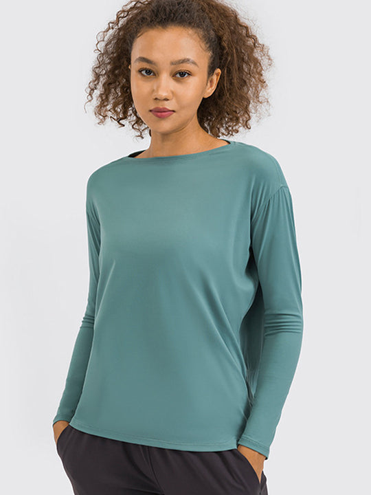 シンプルカラー長袖 ppi-lse21